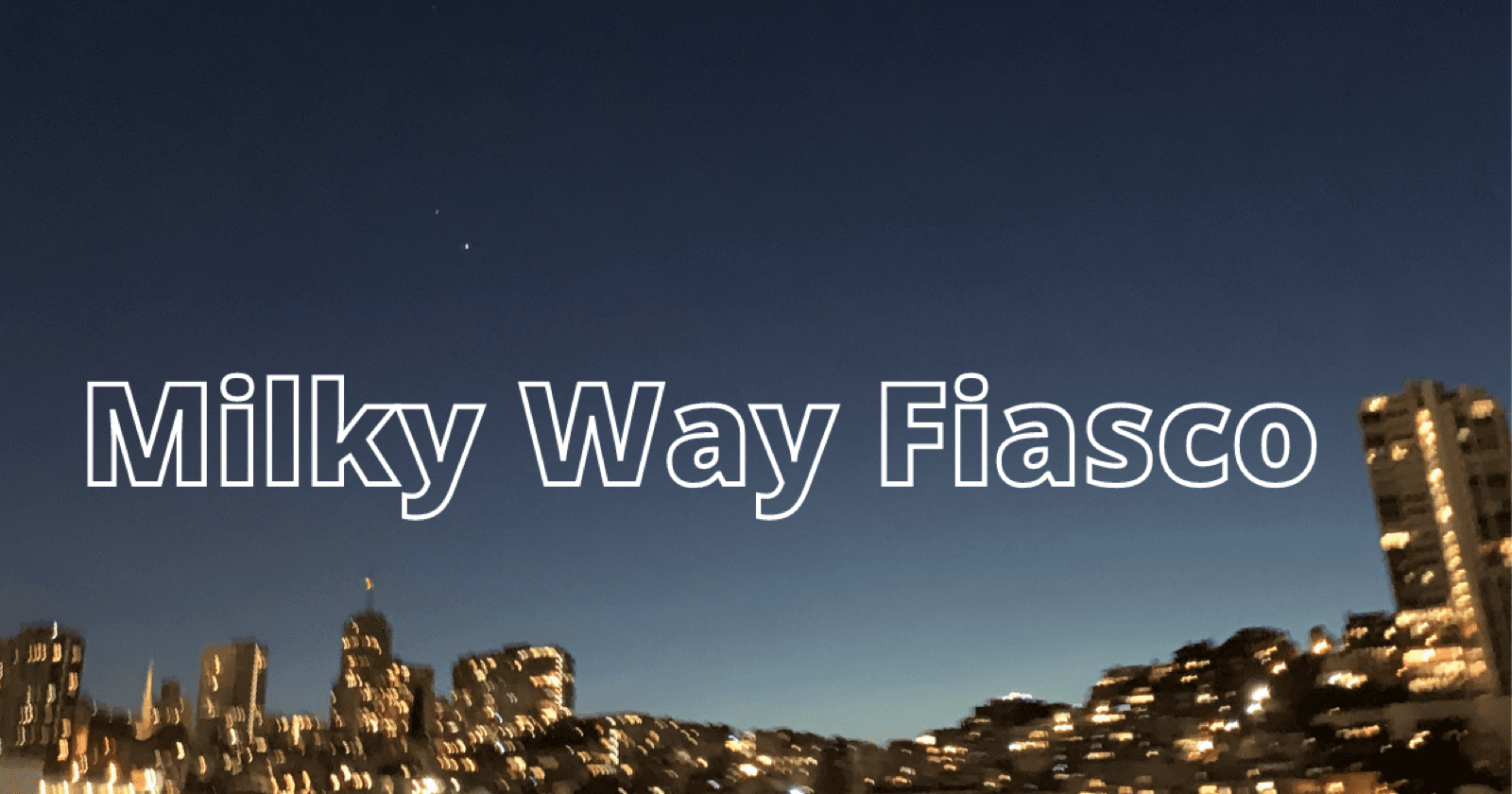 Milkyway Fiasco Series: Film production, weekly live broadcast, and archive